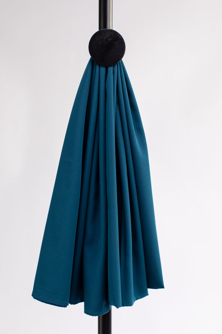 Teal Green Plain Scarf - Peach Republic