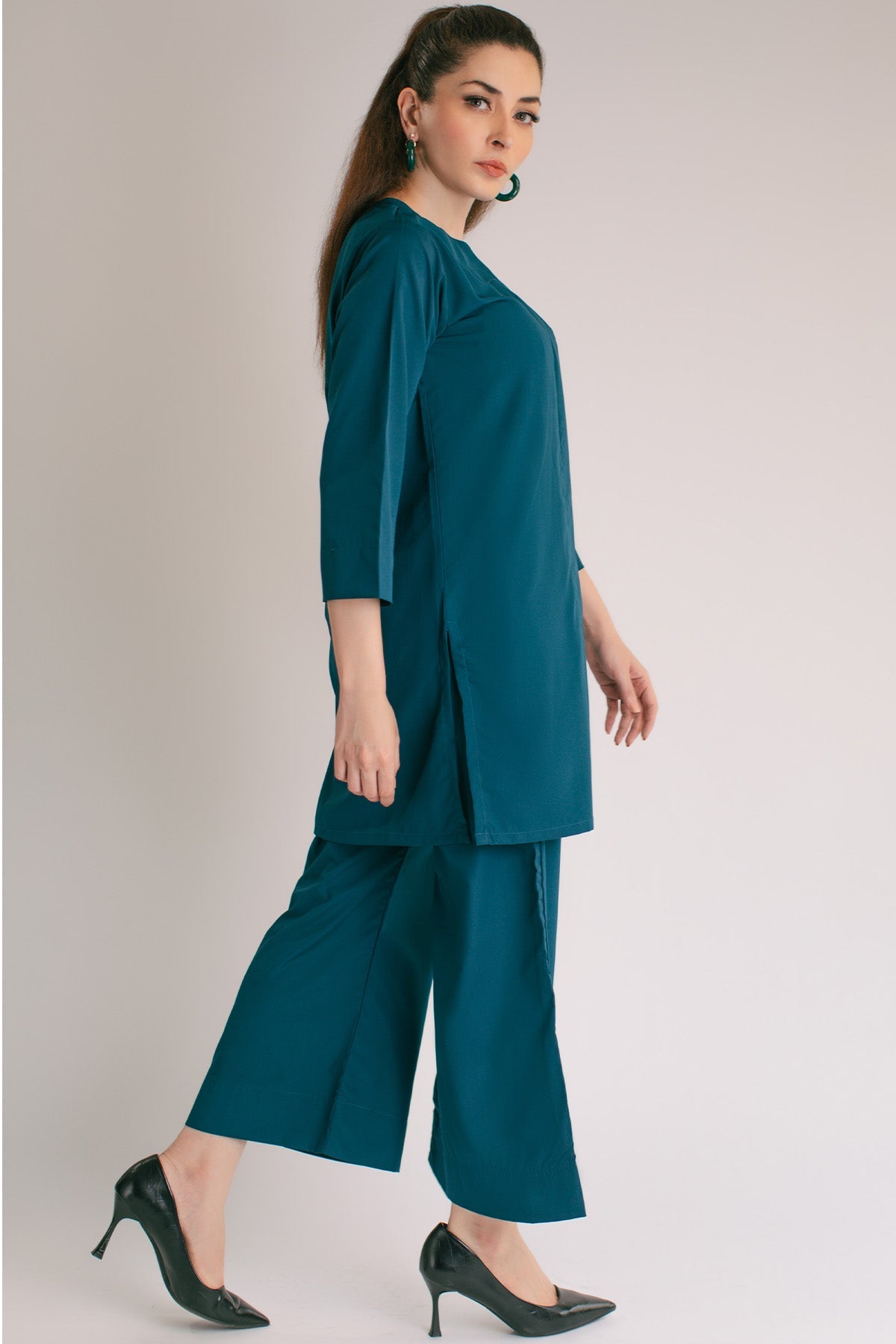 Teal Green Tunic - 01 - Peach Republic