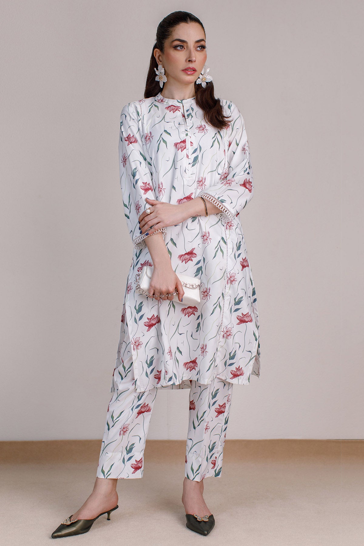 2 Pcs Printed Suit - 24