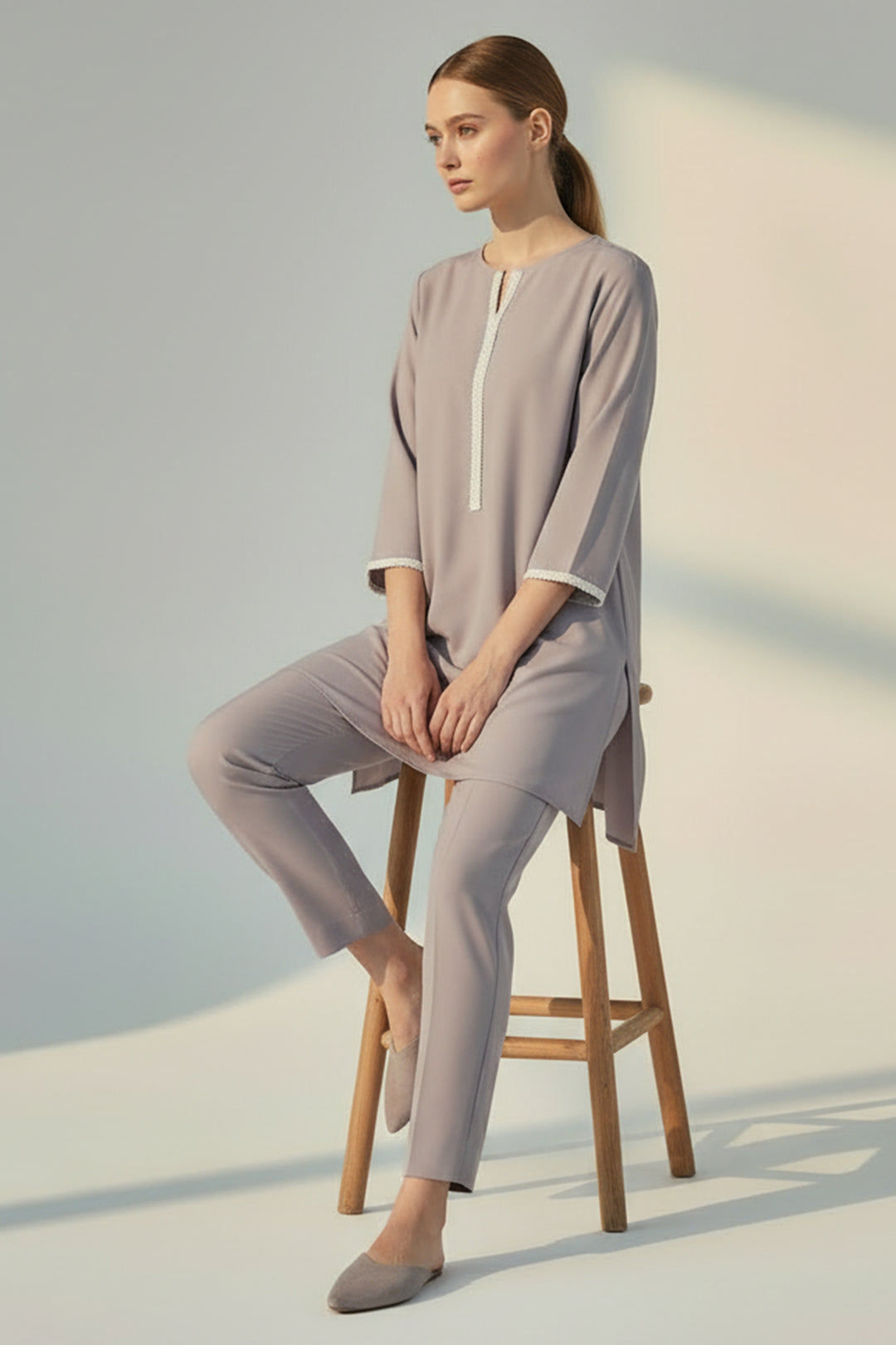 Opera Mauve Co Ord Set -01