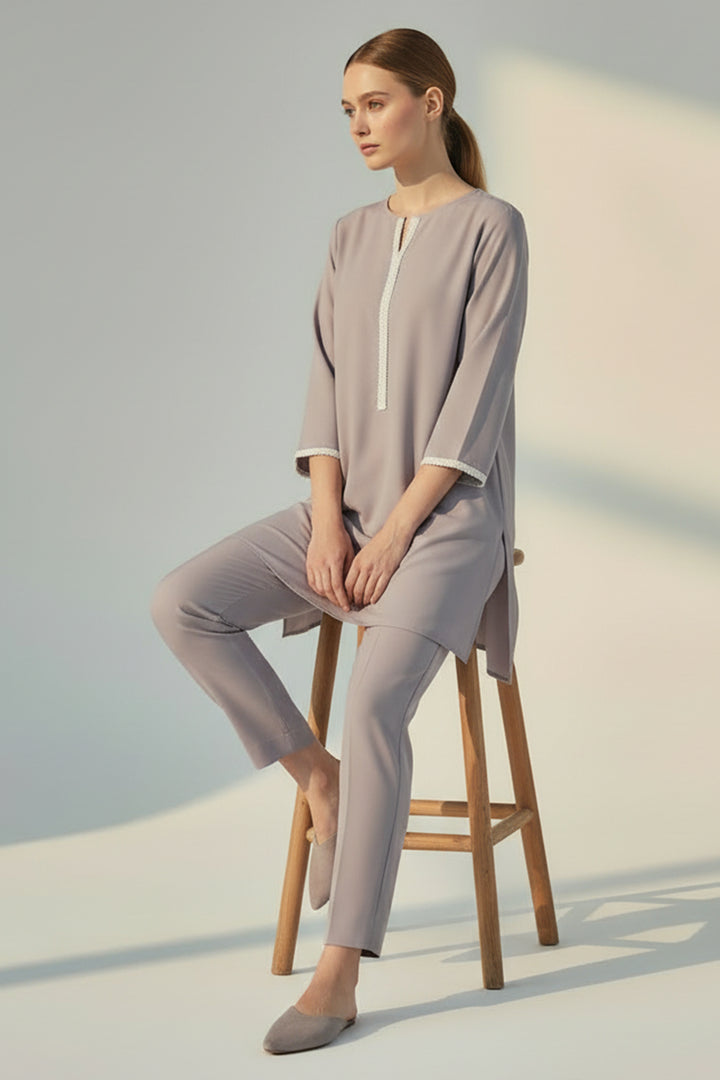 Opera Mauve Co Ord Set -01