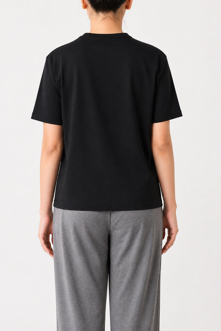 BLACK KEYHOLE T-SHIRT