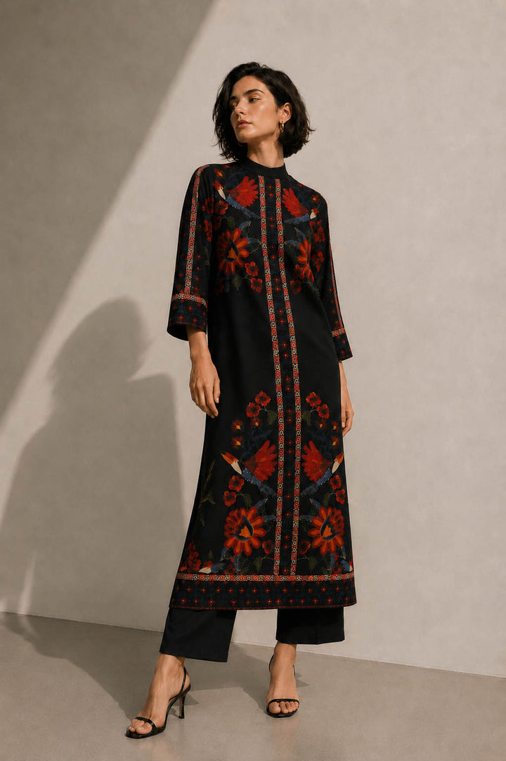 2 Piece Printed  Suit - 53