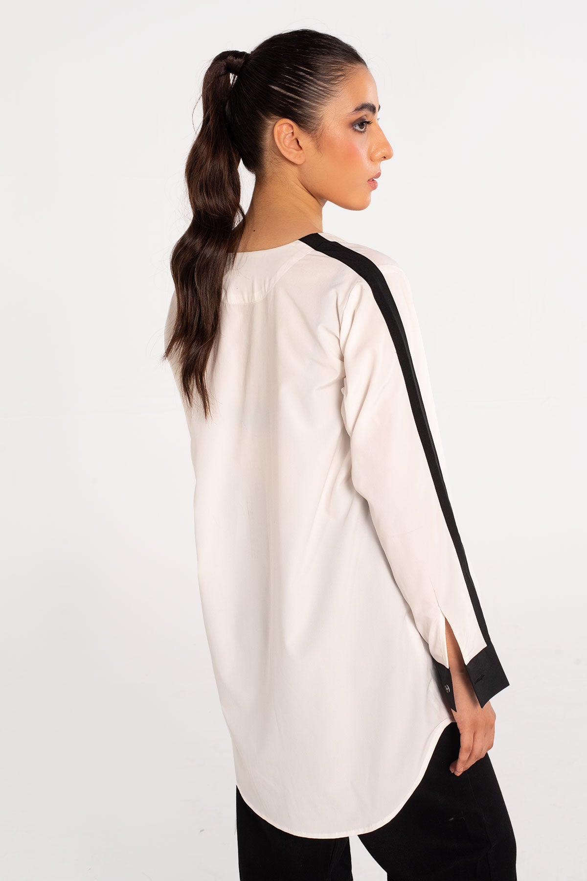 White Grip Top - Peach Republic