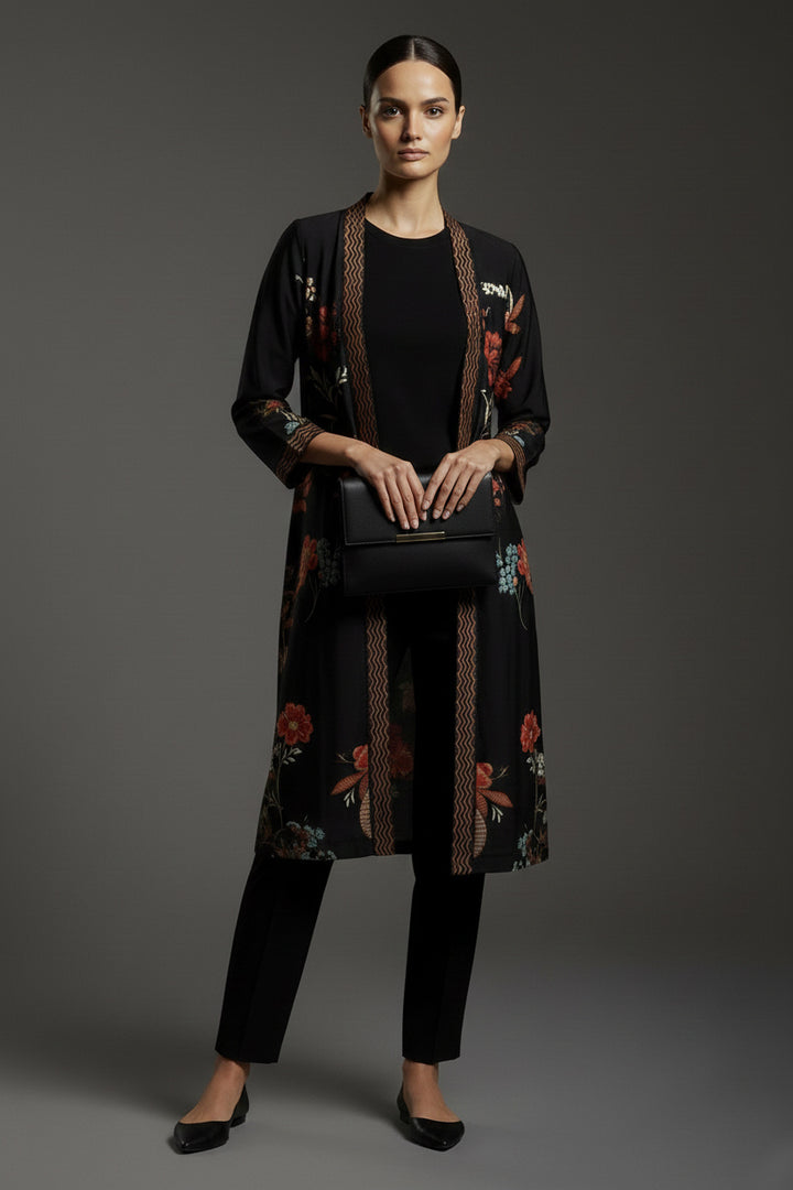 Printed Layered Dress - 01