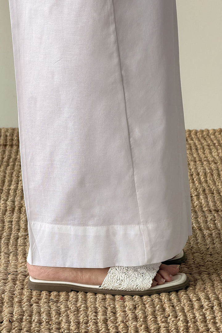 White Plain Trouser