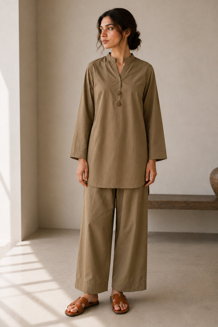 BASIL CAMBRIC CO-ORD SET