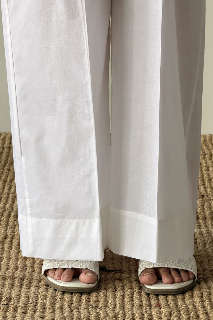 White Plain Trouser