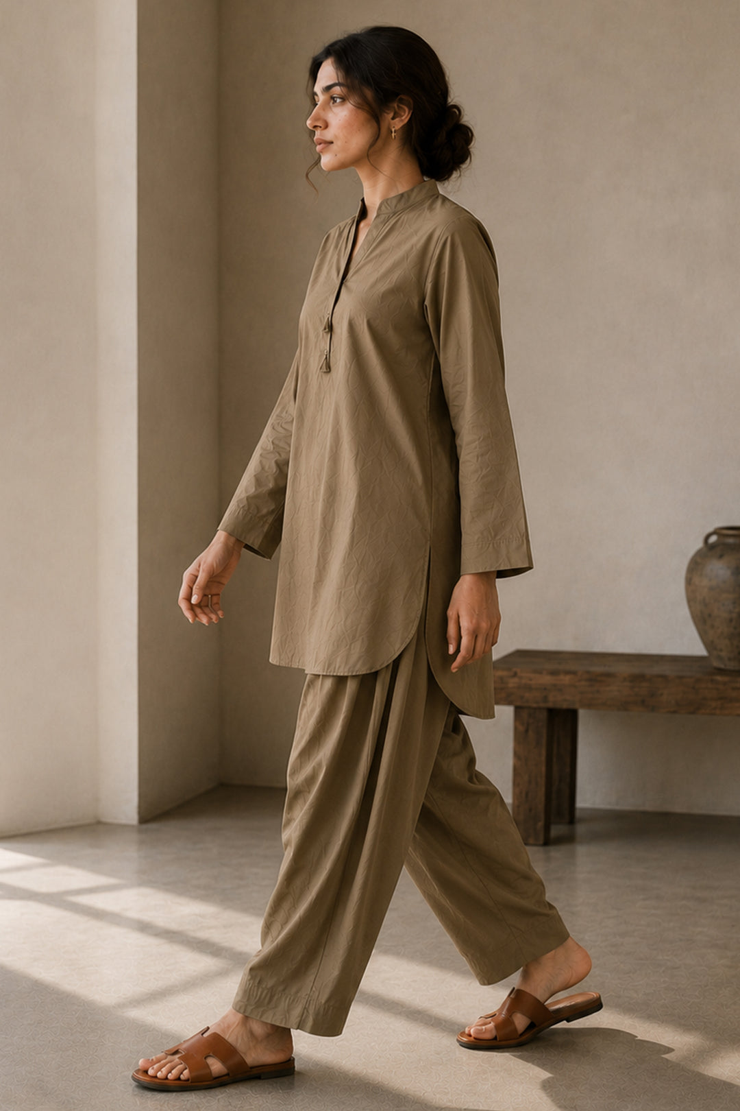 BASIL CAMBRIC CO-ORD SET