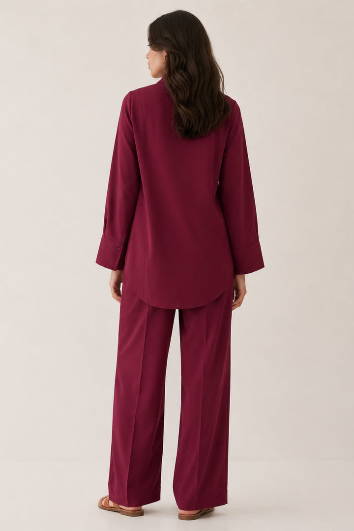 Maroon Co-ord Set 02