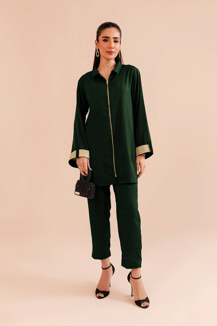 Zipper Co Ord Set - Peach Republic