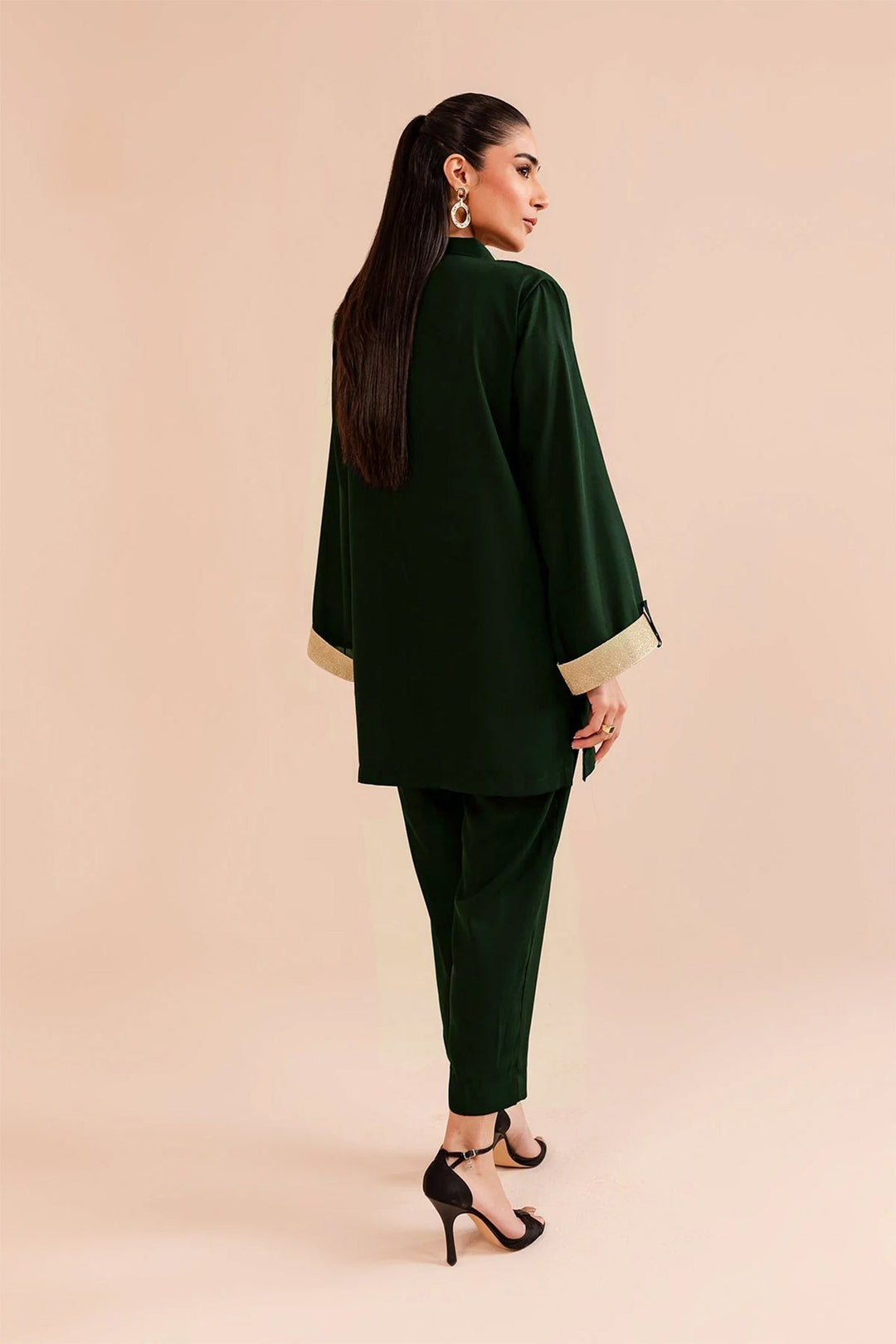Zipper Co Ord Set - Peach Republic