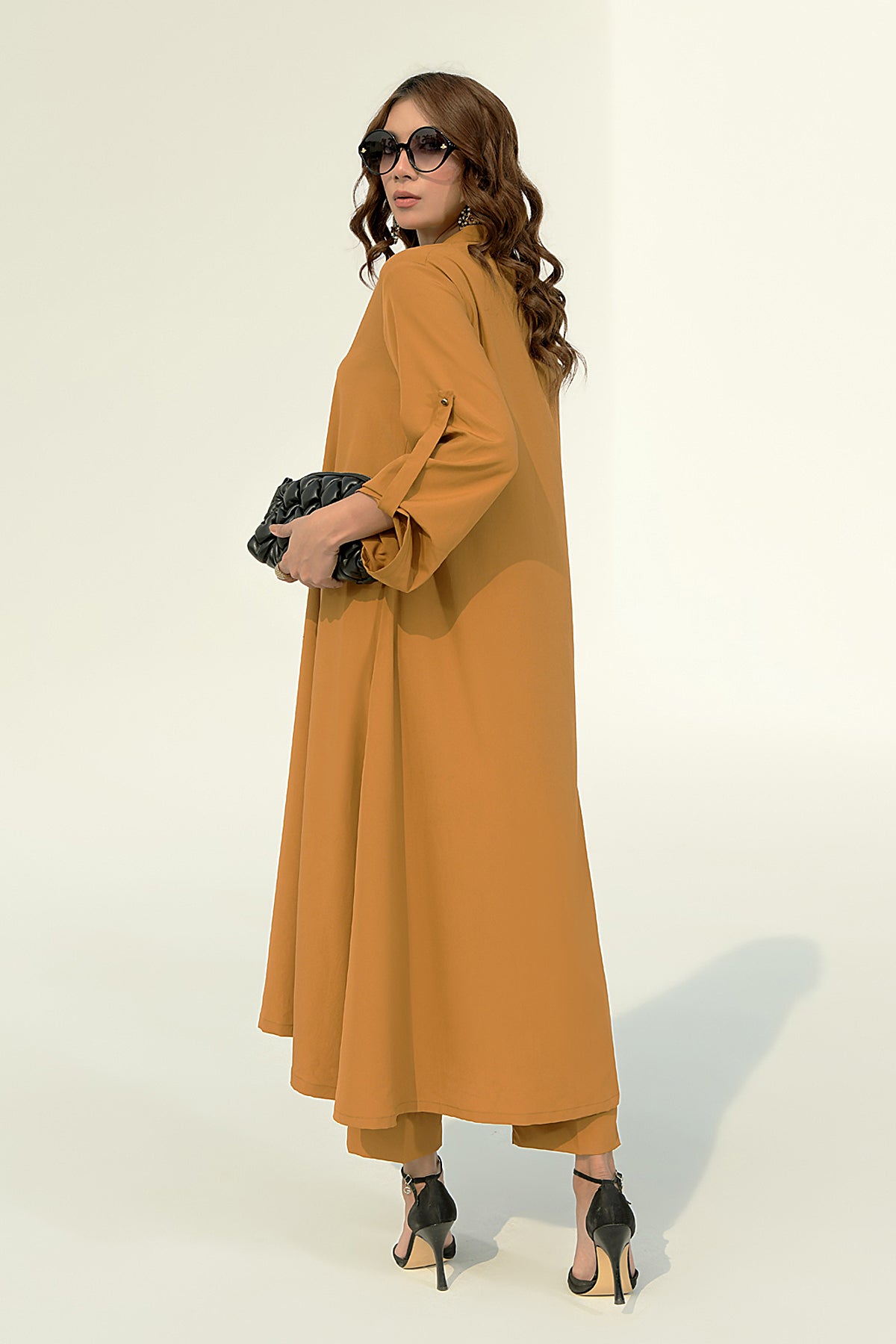 Caramel Grip Dress - Peach Republic