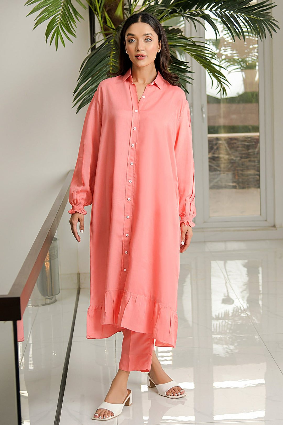 Light Pink Dress - Peach Republic