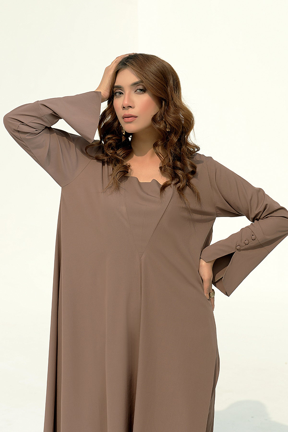 SaNdY BrOwN GrIp DrEsS - Peach Republic